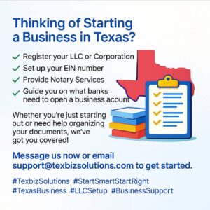 Texas the Ideal Place to Start a Business